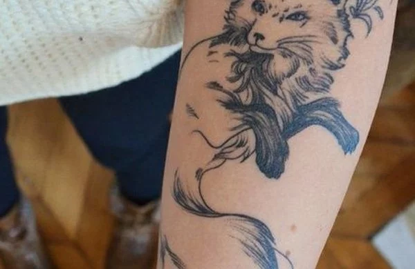 Unterarm Tattoo Vorlagen mit Fuchs 