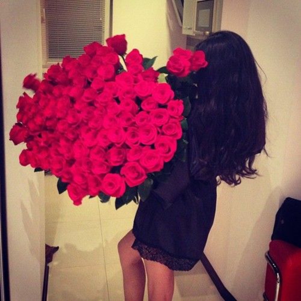 valentinstag blumen verschicken online groß blumenstrauß rosen