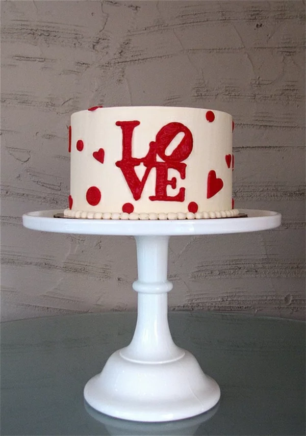 valentinstag torte love
