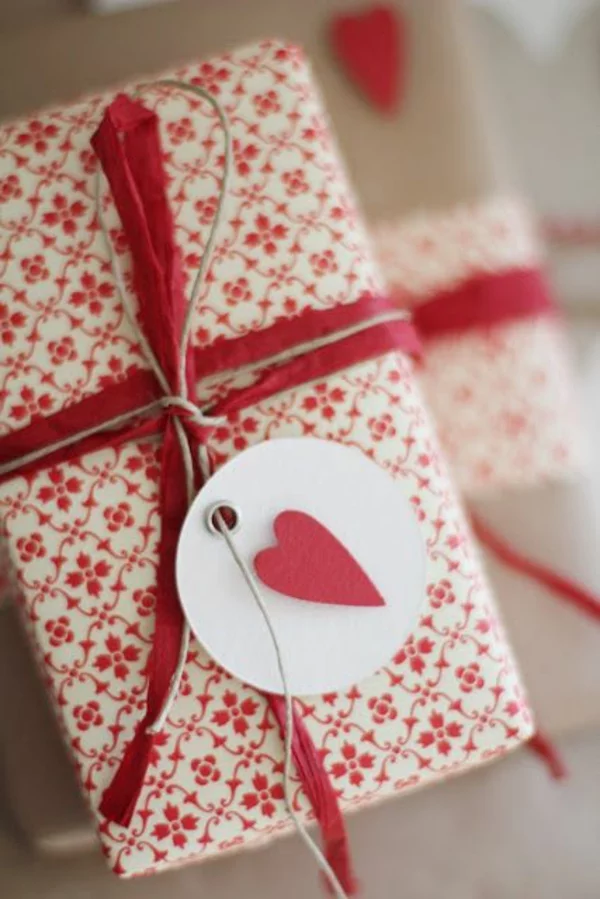 geschenke valentinstaggeschenke für verliebte verpackung