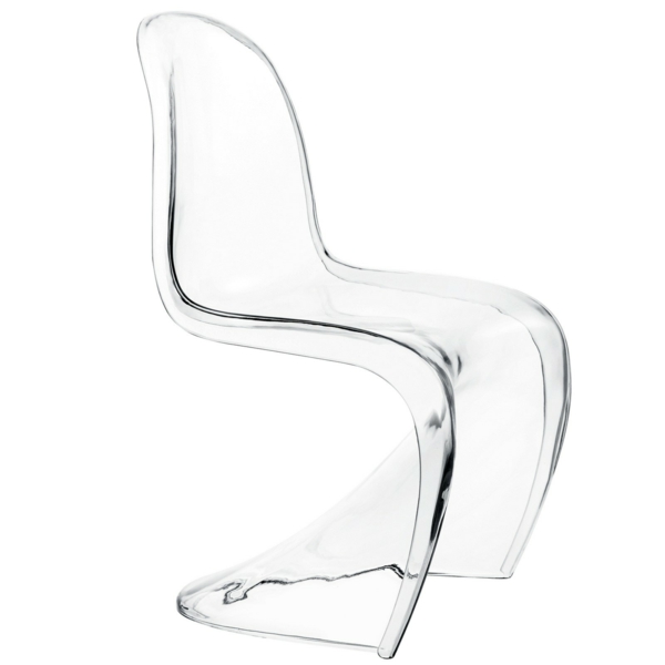 verner panton chair durchischtig danisch design möbel