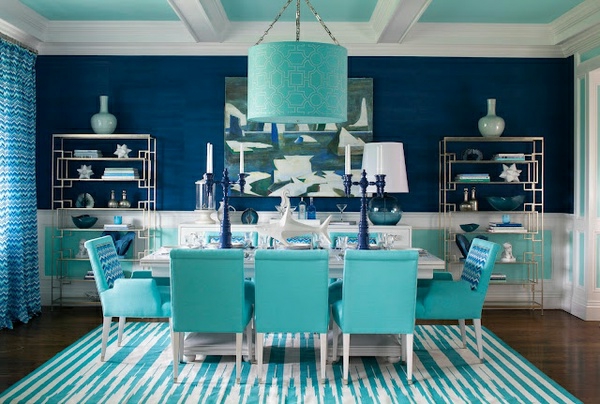 Wandfarbe Türkis - universell und fabelhaft für Ihr Zuhause