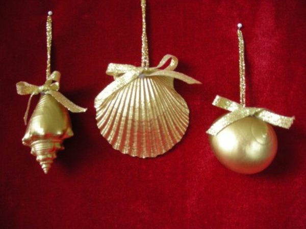 Weihnachtsbaumschmuck im maritimen Stil aus Muscheln und andere Ideen