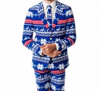 Hässliche Weihnachtspullover in schicke Herren Anzüge verwandelt