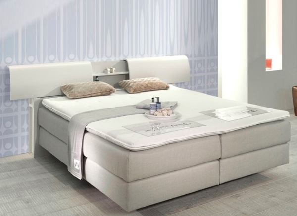 woraus besteht ein boxspringbett matratzen topper weiß matratzen topper modernes schlafzimmer