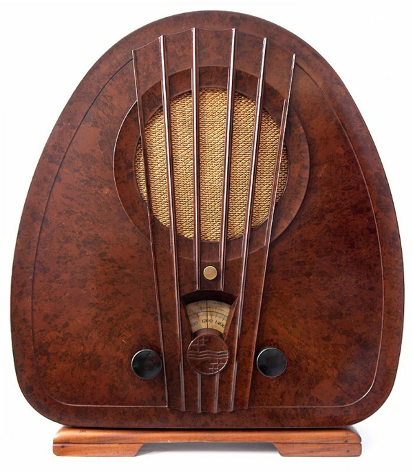 Art Deco möbel alltagsgegenstände radio ehemalig