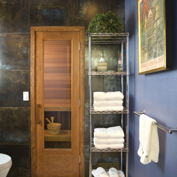 Badfliesen mit Metalloptik