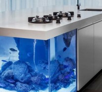 Brillante Aquarium Dekoration verleiht Ihrem Zuhause eine exotische Note