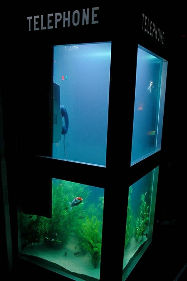 Brillante Aquarium Dekoration telephone