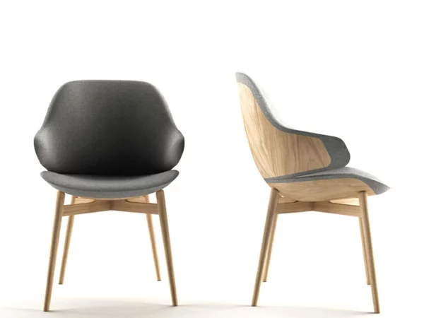 Sessel ergonomisch schön modell holz Designer 