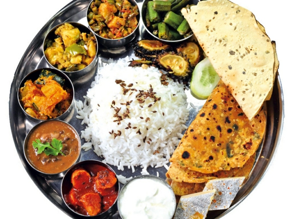 Indisch kochen indisches Essen brot reis gerichte