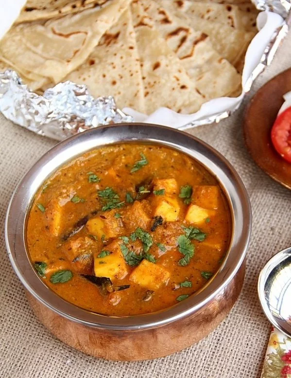 Indisch kochen indisches Essen vegetarisch paneer