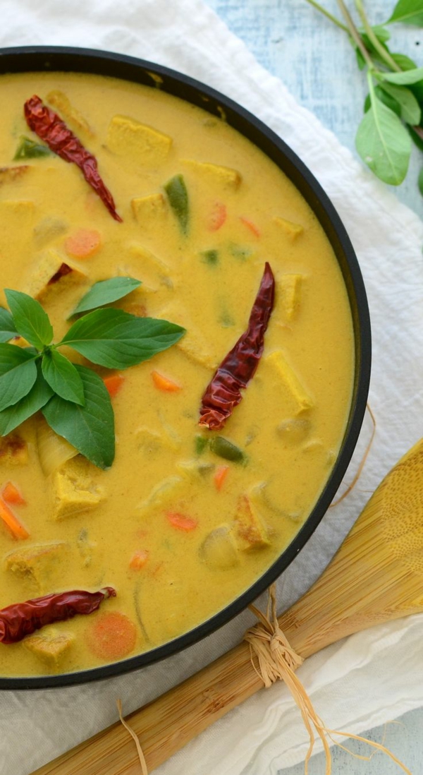 Indisch kochen indisches Essen vegetarisch thai curry