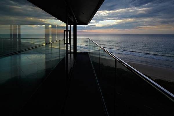 sommer residenz Haus australien glas geländer balkon