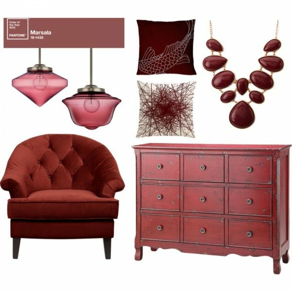 Möbel lackieren Marsala Trendfarbe 2015 modern