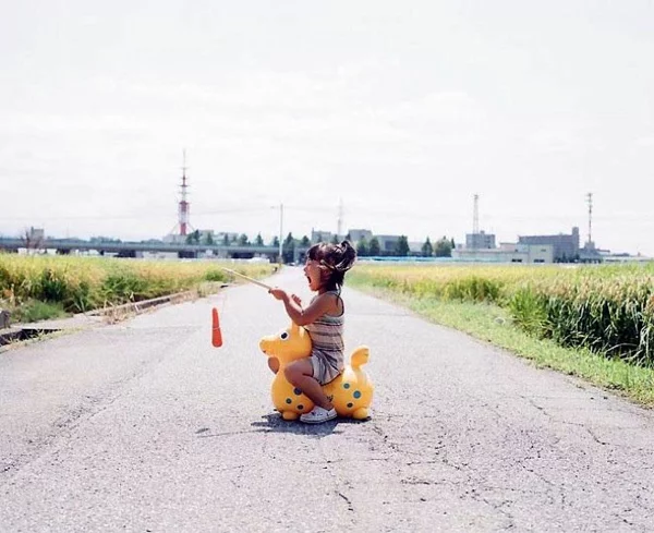Nagano Toyokazu tochter kreative und lustige kinderbilder