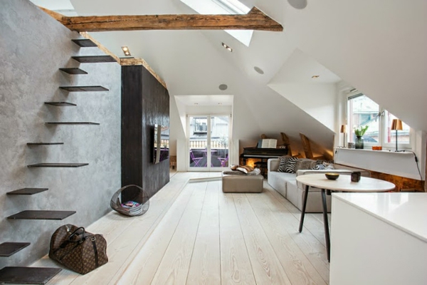 Skandinavisches Design Möbel schwebend treppe