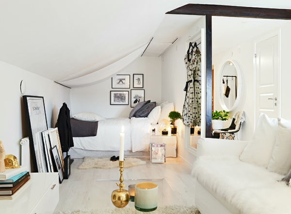 Skandinavisches Design Möbel weiße farben