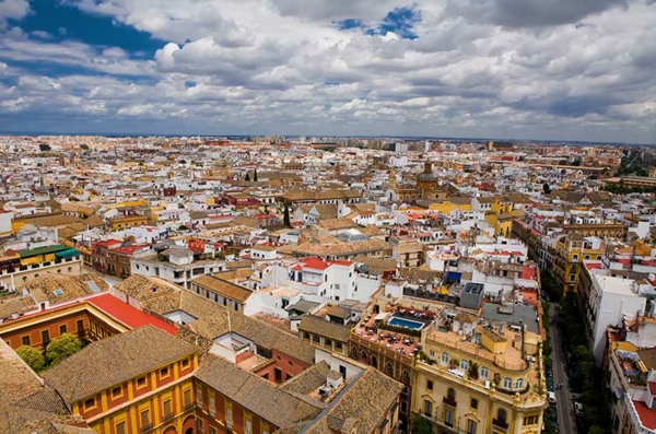 Urlaub Südspanien Sevilla stadtansicht