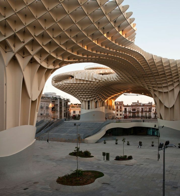Urlaub Südspanien sevilla Metropol Parasol größtes holzgebäude der welt