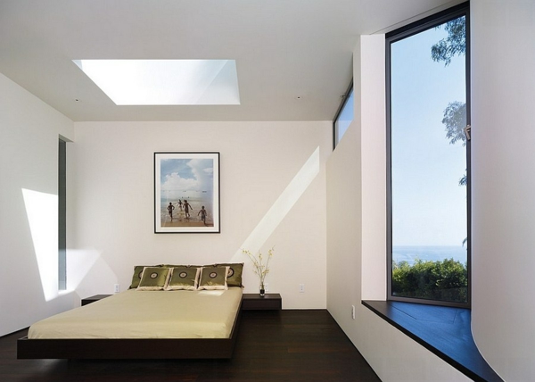 Velux Dachfenster schlafzimmer Dachflächenfenster visuell effekt