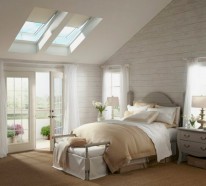 Velux Dachfenster – Dachflächenfenster im Schlafzimmer