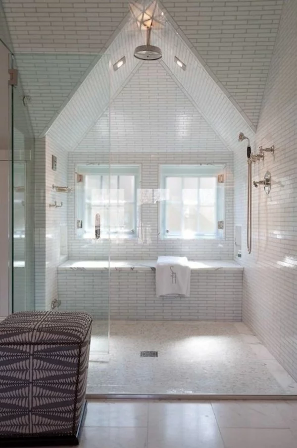 badezimmer gestaltung ideen modern badewanne fliesen