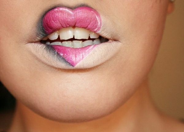 fasching schminke schminktipps karneval lippenstift auftragen