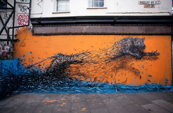 graffiti bilder london tiger