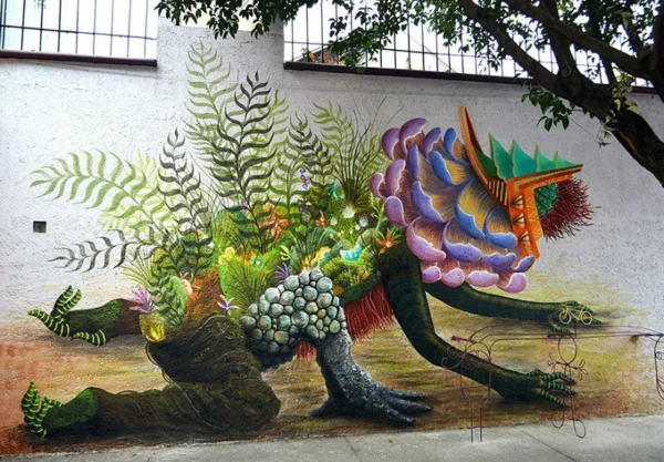 graffiti bilder mexiko city natur