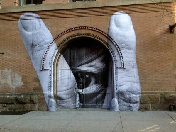 graffiti bilder new york finger auge