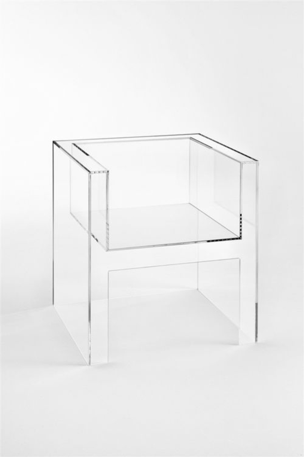 innendesign ideen transparente möbel Invisibles Light Tokujin Yoshioka Kartell