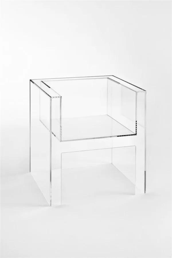 innendesign ideen transparente möbel Invisibles Light Tokujin Yoshioka Kartell