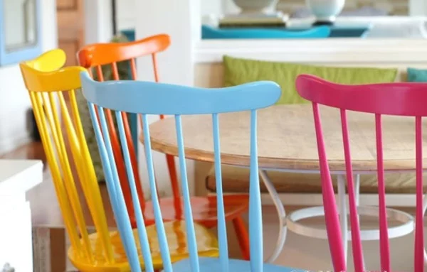 lackfarben für holz acryllack stühle esszimmermöbel