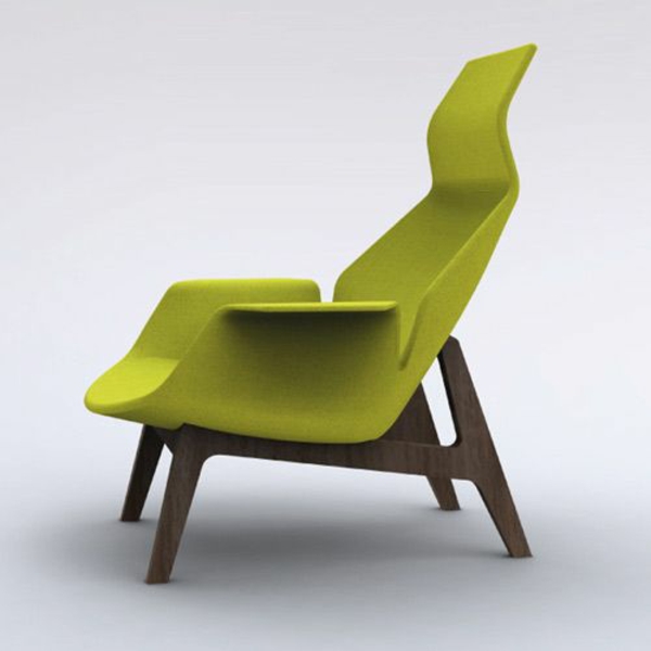 leder sofa relax designer grün hell