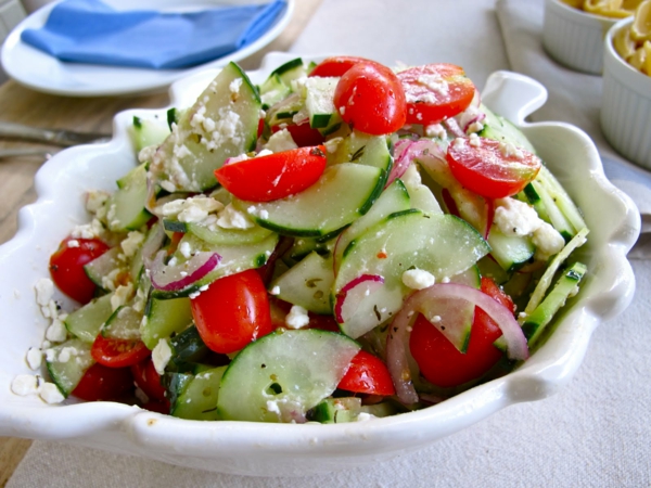 leichte gerichte gemüse salat