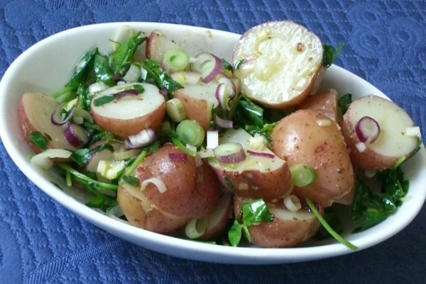 leichte gerichte kartoffelsalat lauchzwiebel