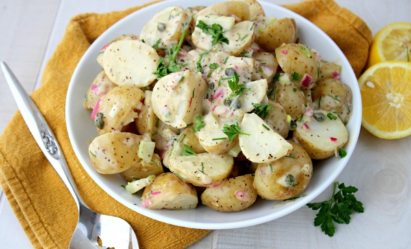leichte gerichte kartoffelsalat petersilie