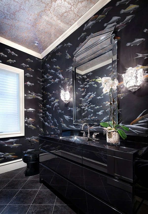Luxus Badezimmer in Schwarz - der neue Trend