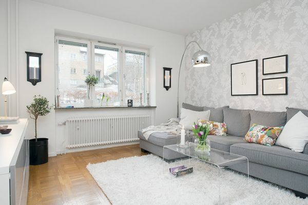 single wohnung einrichten apartment einzimmerwohnung farbig