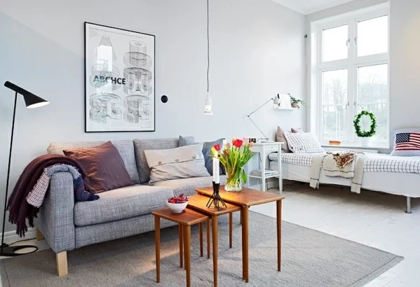 single wohnung einrichten apartment sofa