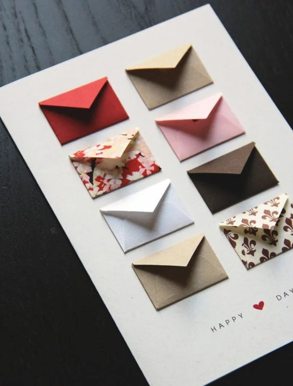 valentinstagsgeschenke für männer zum selbermachen postkarten