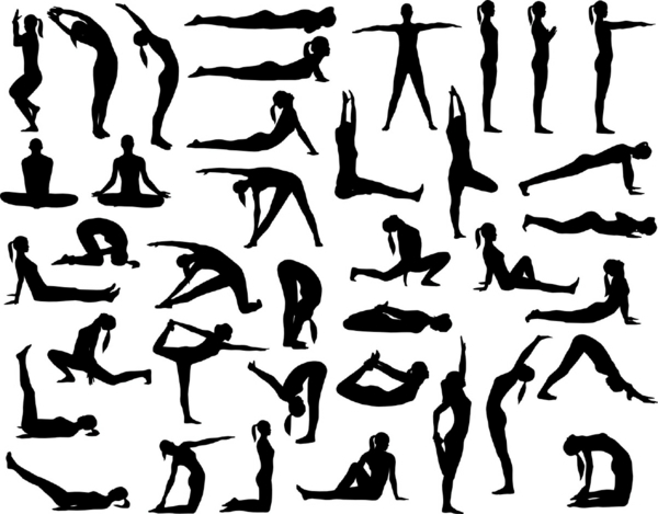 yoga Kalorienverbrauch beim Sport yoga asanas
