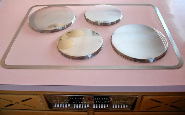 retro küche herdplattendeckel metall spiegelblank