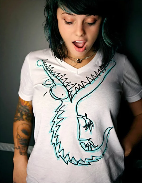 Coole lustige T-Shirts designen krokodil