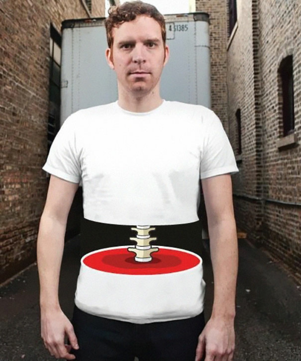Coole lustige T-Shirts designen körper