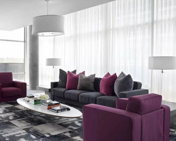Wohnzimmer Wohntrends Farbgestaltung sofa kissen