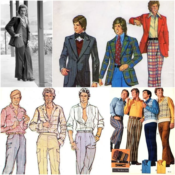 Mode 70er Männer anzug herrenmode männer outfits