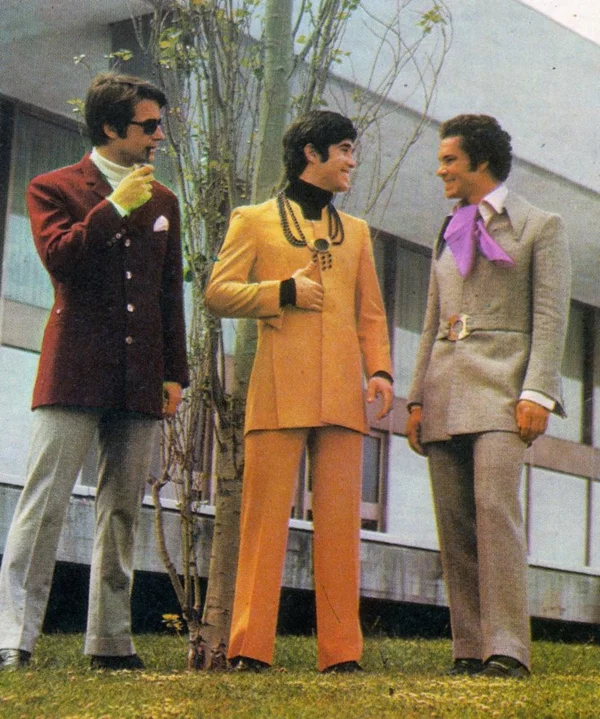 Mode 70er Männer herrenmode männer anzüge