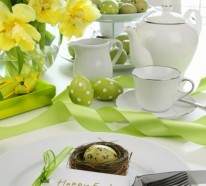 Osterbasteln Ideen – Osterhasen und Osterkörbchen für eine festliche Tischdeko